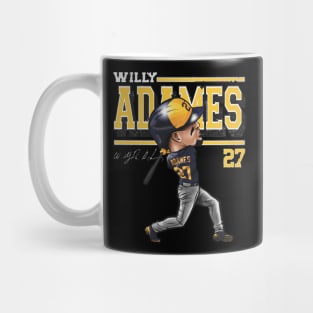 Willy Adames Milwaukee Cartoon Mug